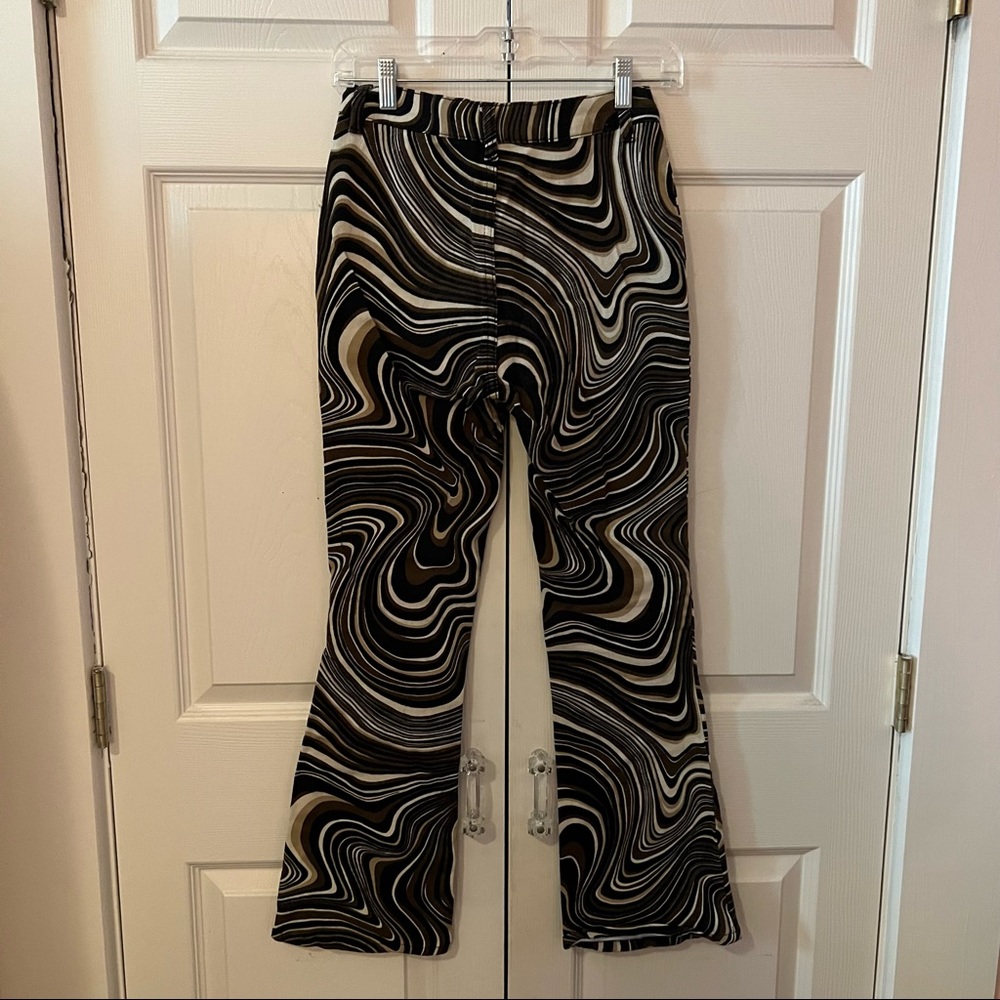 Motel Rocks Zoven Flared Jeans 70s Ripple - Picture 4 of 9